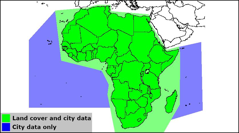 Africa data coverage